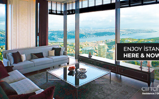 CİFTCİ TOWER NEXT TO ZORLU CENTRE FULL BOSPHORUS VIEW İSTANBUL FOR SALE
